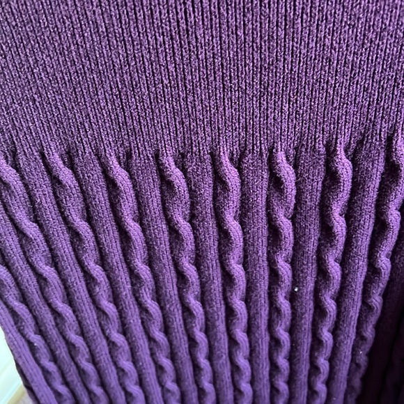Ralph Lauren Purple Sweater Knit Dress NWT - Picture 9 of 9